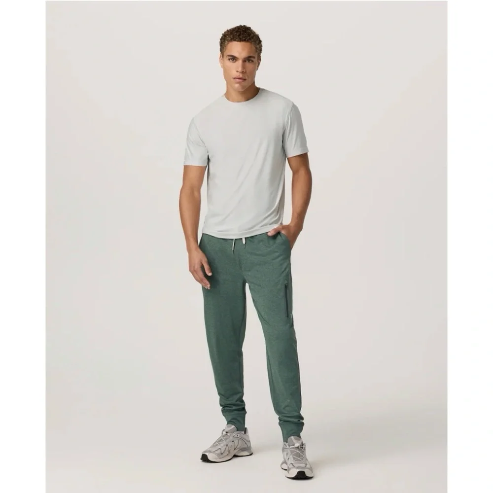 Vuori Sunday Performance Jogger Agate Green Heather Med